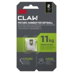 3M Claw krok for bildeoppheng på gipsvegg, opp til 11kg, 2pk