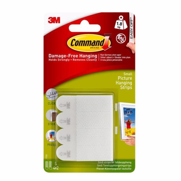 3M Command Hanging Strips små bilder
