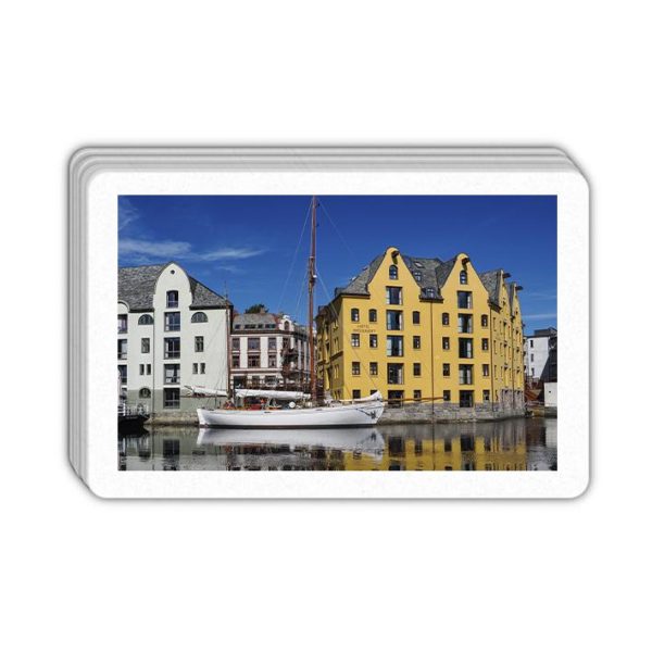 Ålesund - kortstokk - Brosundet med Wyvern