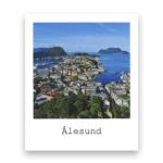 Ålesund - magnet - retro - Aksla