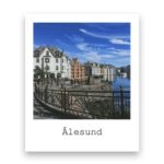 Ålesund - magnet - retro - Brosundet