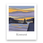 Ålesund - magnet - retro - Regina - Molja