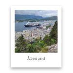 Ålesund - magnet - retro - Sydsida