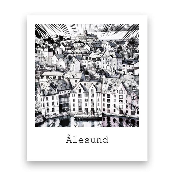 Alesund-–-magnet-–-retro-–-Grafikk-Brosundet-fra-Radhuset_1782812245_6a438e5536deb.jpg Ålesund – magnet – retro – Grafikk Brosundet fra Rådhuset - Bilde 1