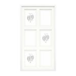 Deknudt ramme  6x10x15 kvit