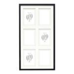 Deknudt ramme  6x10x15 svart