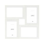Deknudt ramme kvit 30x30 4 10x15