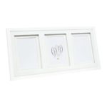 Deknudt rekkeramme 3x10x15 kvit