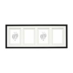 Deknudt rekkeramme 4x10x15 svart