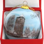 Håndmalt julekule Ålesund kirke