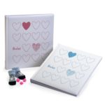 KPH babyalbum 60 sider rosa og blå og grå