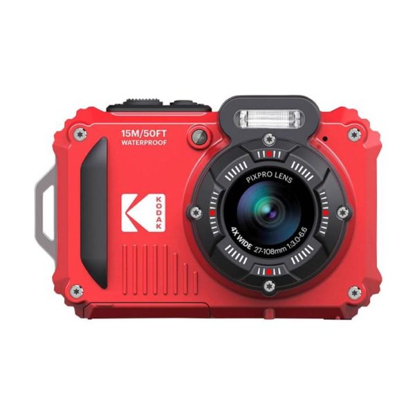 Kodak Pixpro WPZ2 digitalkamera, rød
