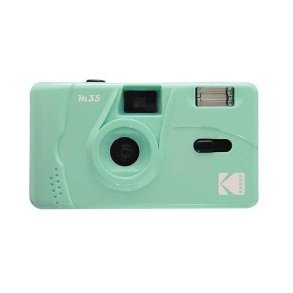 Kodak film gjenbrukskamera M35, turkis