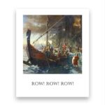 Magnet – retro – row row row 1