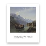 Magnet – retro – row row row 2