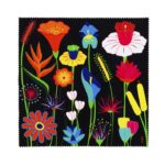 PYLONES -  BELLE VUE 2 - Mikrofiberklut - Jardin fleuri