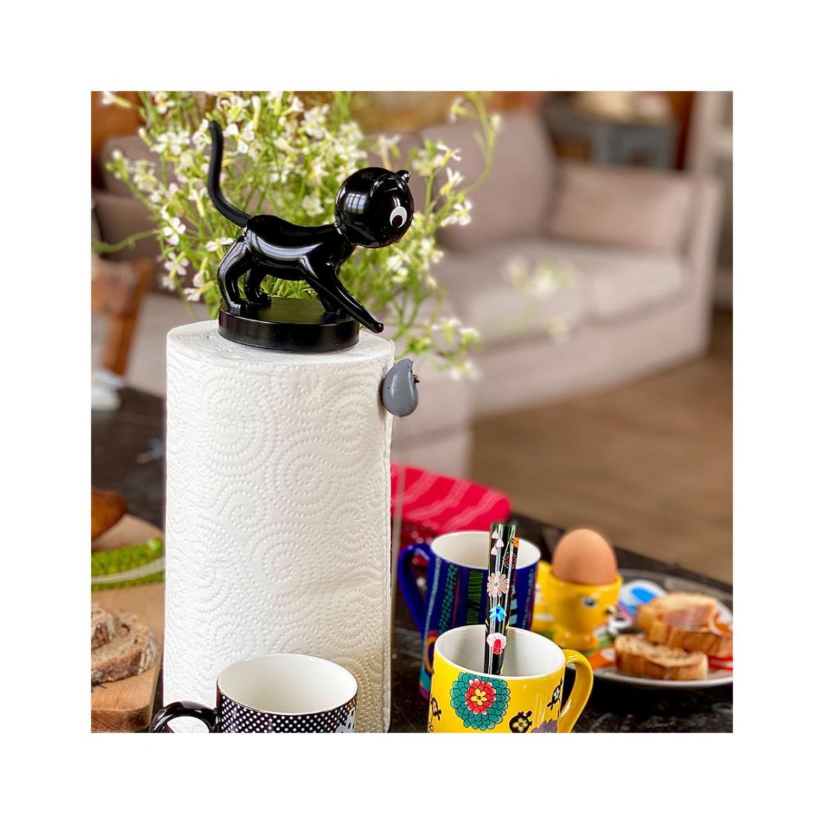 PYLONES - CLEAN'UP - Tørkerullholder - Black dog - Bilde 1
