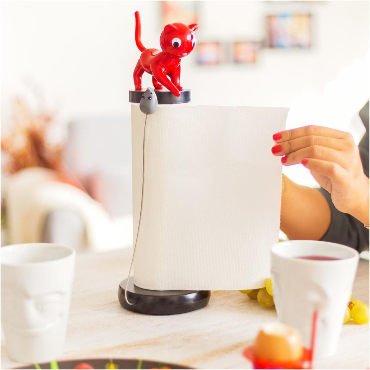 PYLONES - CLEAN'UP - Tørkerullholder - Red dog - Bilde 1