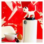 PYLONES - CLEAN'UP - Tørkerullholder - White dog