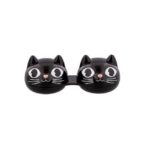 PYLONES - Cat lens case - Matou - svart