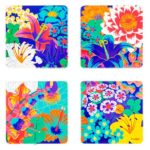 PYLONES - SOUS VERRE - Glassbrikker 4 stk - Bouquet