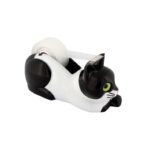 PYLONES - STICK ON - Tapedispenser -  Black & White Cat