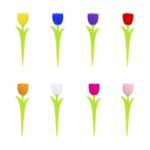 PYLONES - TULIPICS - Cocktailpinner 8stk- Tulips