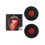 PYLONES - TWO COASTERS - Glassbrikker 2 stk - Red Mouth