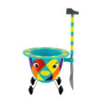 PYLONES - egg cup - arlequin