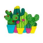 PYLONES – ANI - TOOTHI DOUBLE – Dobbel tannbørsteholder – Cactus