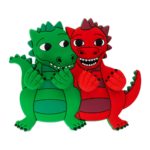 PYLONES – ANI - TOOTHI DOUBLE – Dobbel tannbørsteholder – Dragon