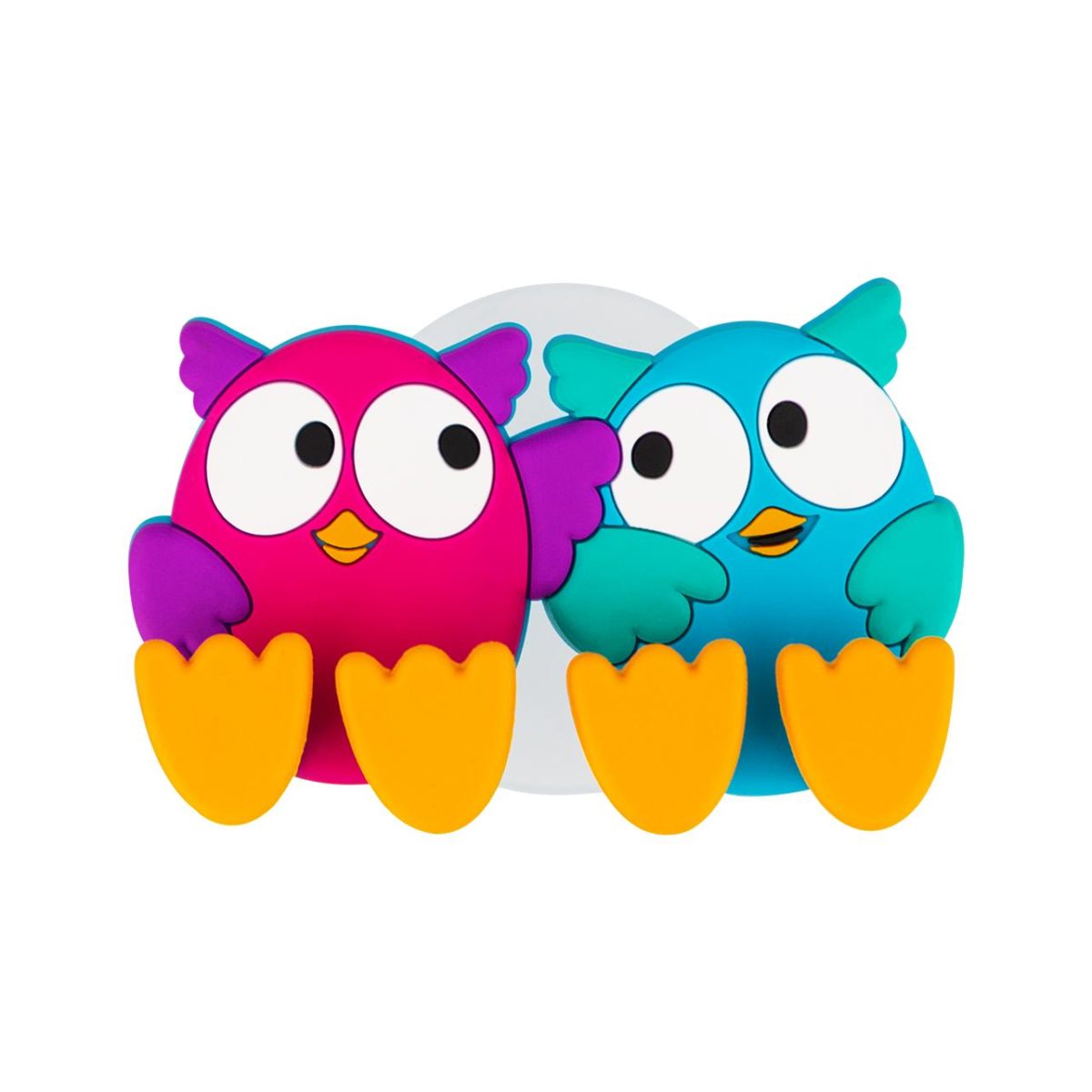 PYLONES – ANI - TOOTHI DOUBLE – Dobbel tannbørsteholder – Owl - Bilde 1