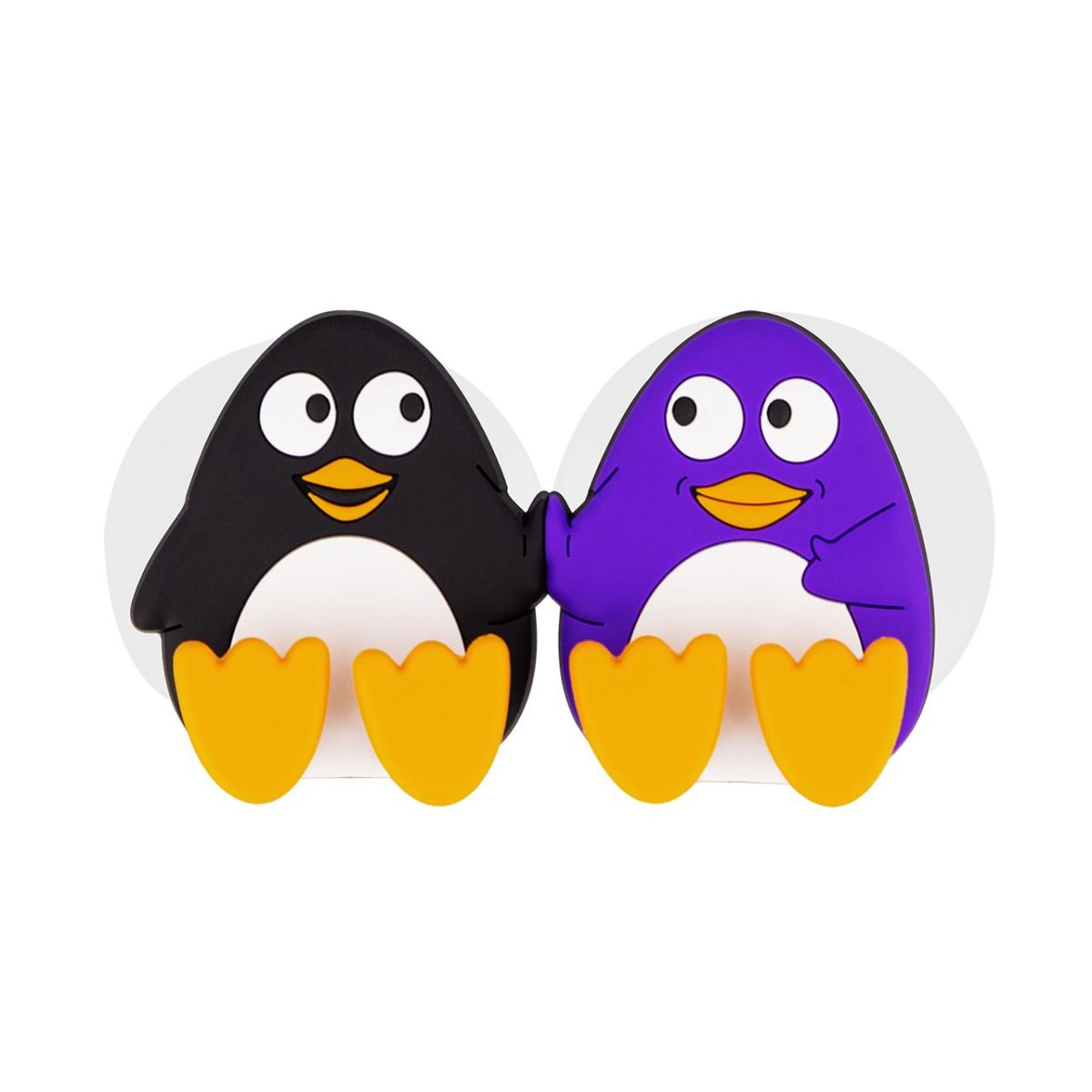 PYLONES – ANI - TOOTHI DOUBLE – Dobbel tannbørsteholder – Penguin - Bilde 1