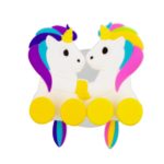 PYLONES – ANI - TOOTHI DOUBLE – Dobbel tannbørsteholder – Unicorn