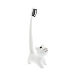 PYLONES – CATSMILE – Tannbørsteholder m/tannbørste – White Cat