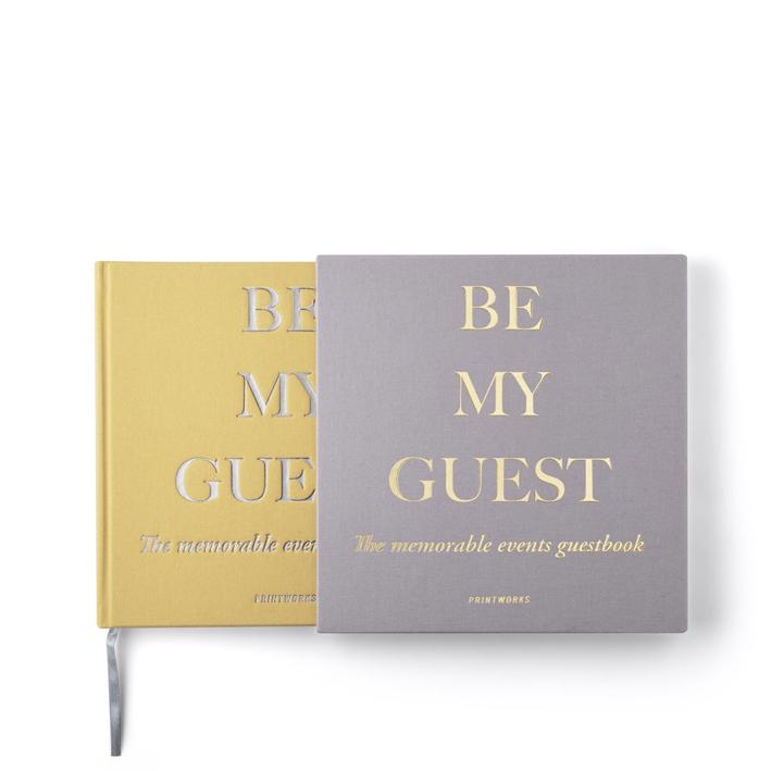 Printworks-gjestebok-gragul_1772637865_69a84ea978adb.jpg Printworks gjestebok grå/gul - Bilde 1