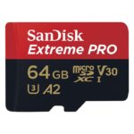Sandisk Extreme Pro microSDXC UHS-I m/adapter 200MB/s, 64GB