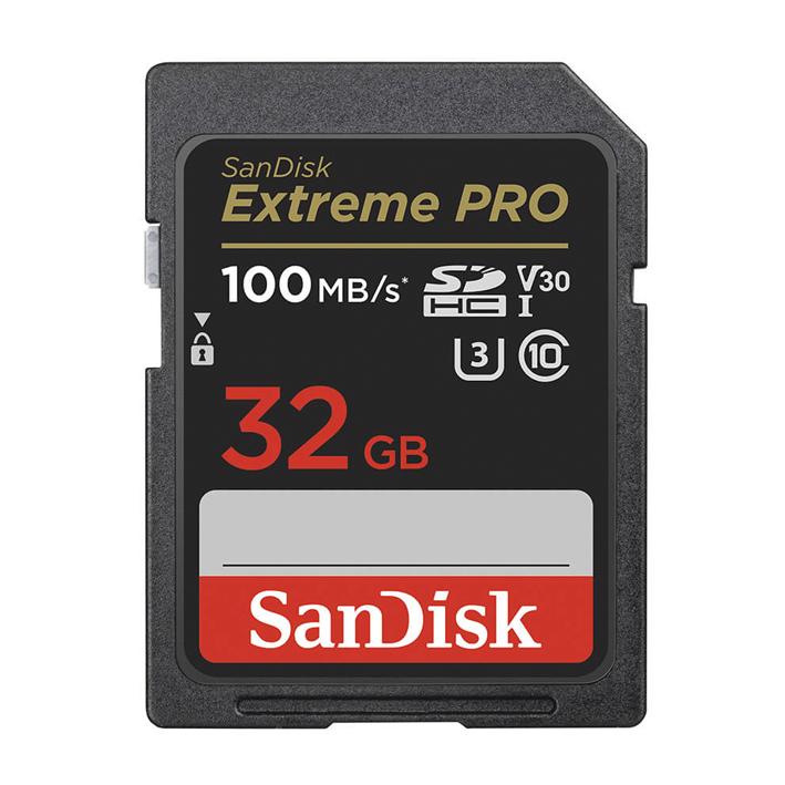 Sandisk SDHC Extreme Pro 32GB 100MB/s UHS-I V30 minnekort