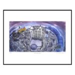 Terje Bratholm Eidsvik – Aspøya – reproduksjon – 40×60 – inkludert ramme