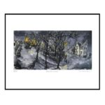 Terje Bratholm Eidsvik – Ålesund kirke – reproduksjon – 40×60 – inkludert ramme