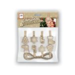 Zep Juleklyper av tre, brun