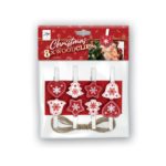 Zep Juleklyper av tre, rød